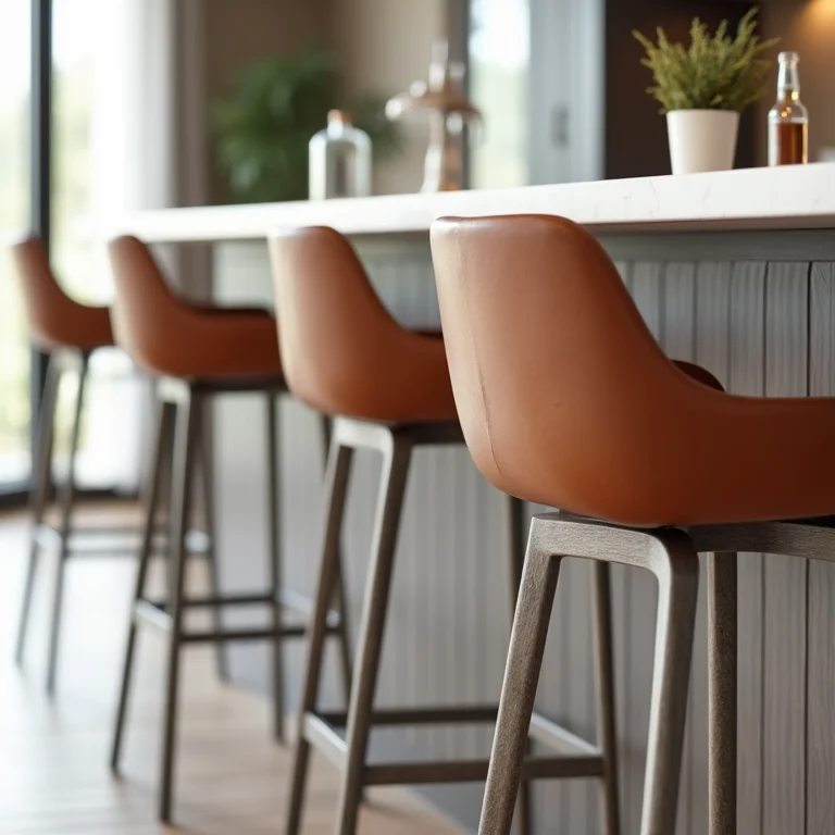 Diferentes alturas de banquetas para cozinha