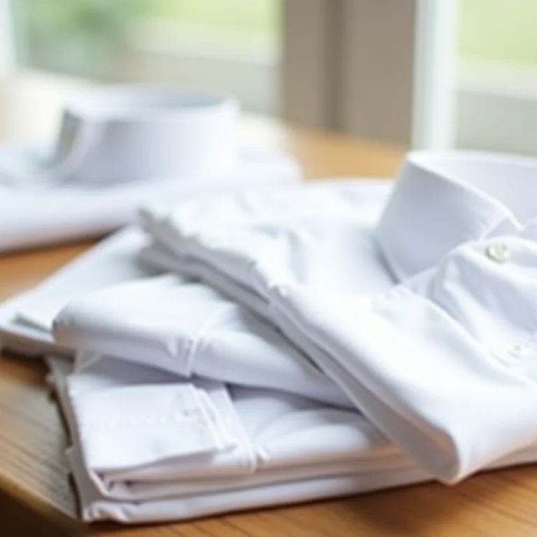 Diferentes dobras de manga de camisa social