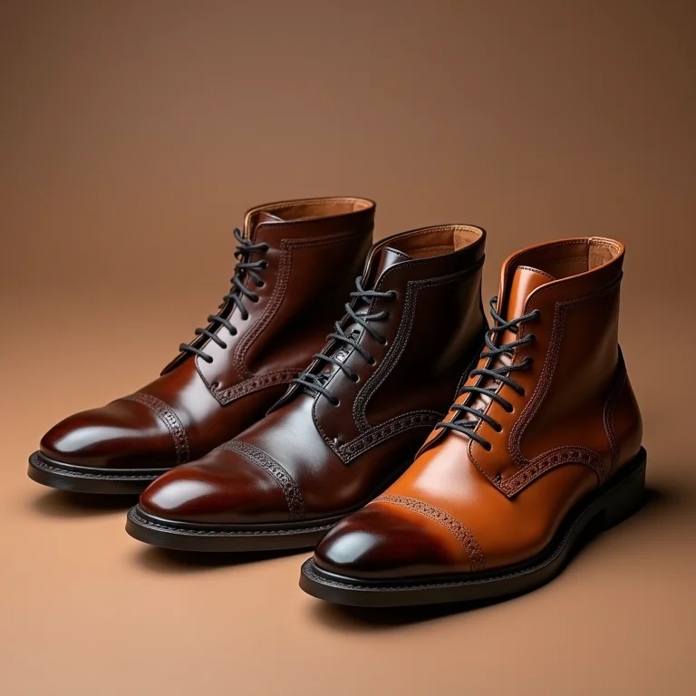 Diferentes estilos de sapatos combinados com cintos