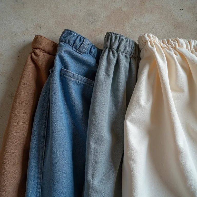 Diferentes tecidos de calça pantacourt para cada ocasião.