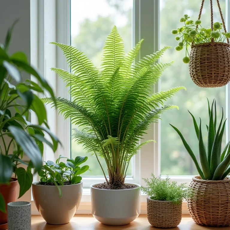 Diferentes tipos de vasos para samambaias
