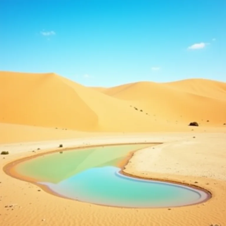 Dunas douradas e piscinas naturais no Jalapão