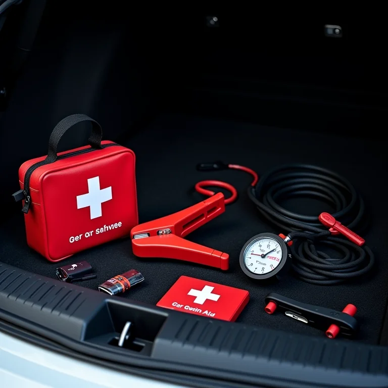 Equipamentos de segurança essenciais para viagem de carro.