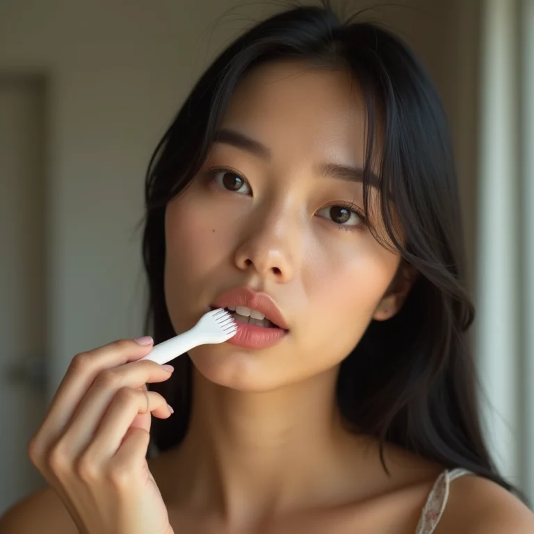 Esfoliação labial para batom matte