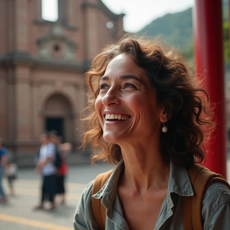 Espetáculo nas Ruínas de São Paulo, Macau: Uma turista brasileira se encanta com a arte local.