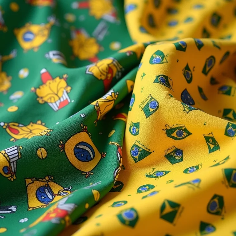 Estampas divertidas e criativas para torcer pelo Brasil.