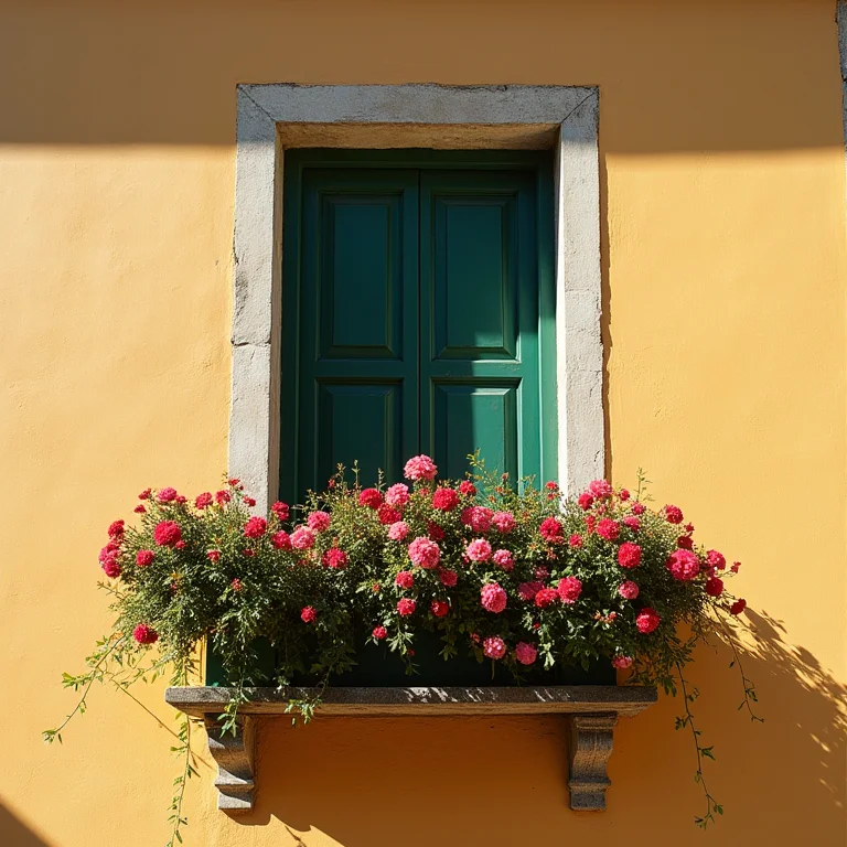 Fachada colonial colorida em Praia do Forte, Bahia