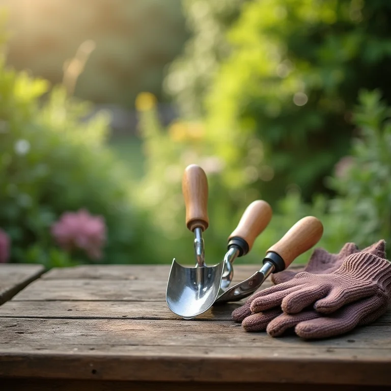 Ferramentas de jardinagem nos jardins de Villandry