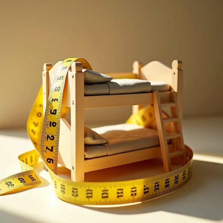 Fita métrica e miniatura de beliche: importância das medidas