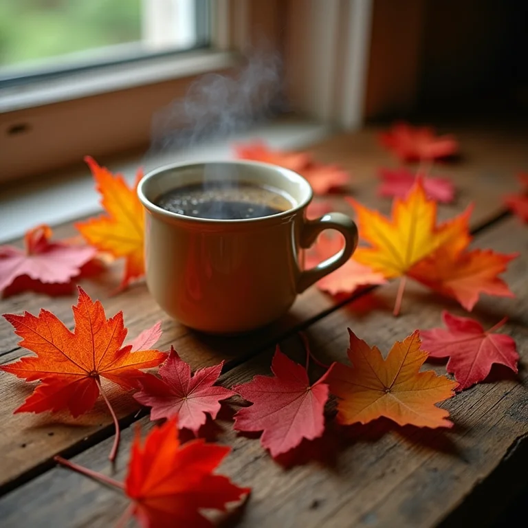 Folhas de outono em Vancouver