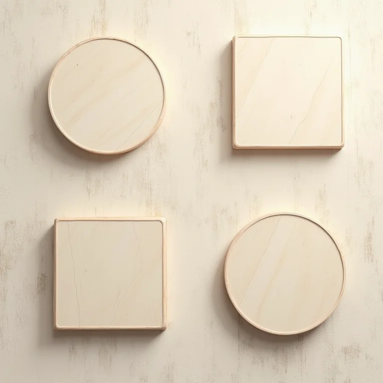 Formatos de mesa de jantar.