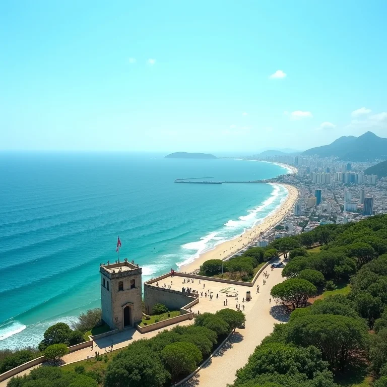 Forte de Copacabana visto de cima
