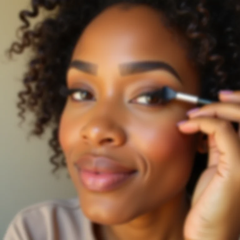 Gel para sobrancelha com cor para volume