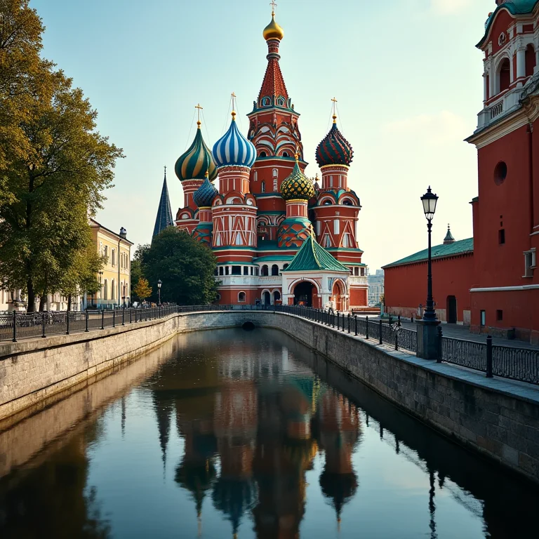 Igreja do Salvador sobre o Sangue Derramado refletida em canal.