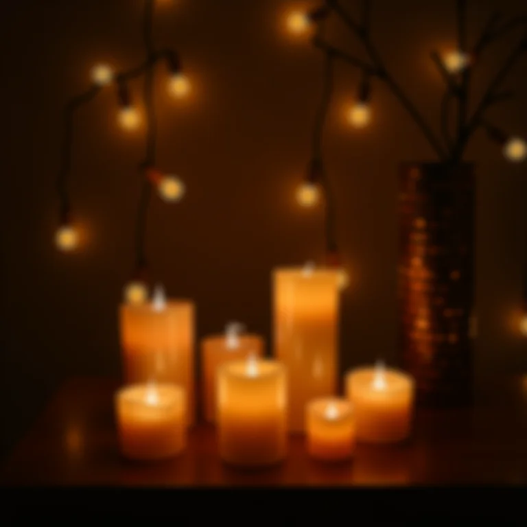 Iluminação aconchegante para festa de aniversário feminina