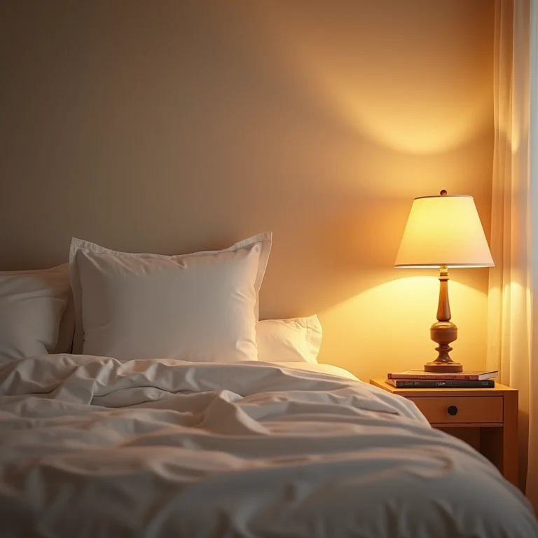 Iluminação adequada para quarto de casal pequeno