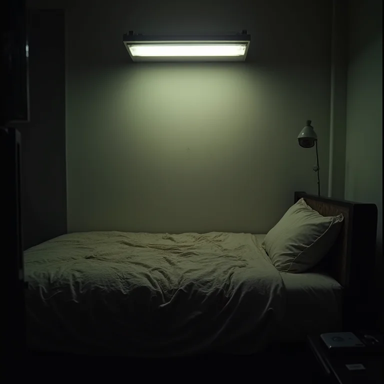 Iluminação inadequada em quarto de casal moderno