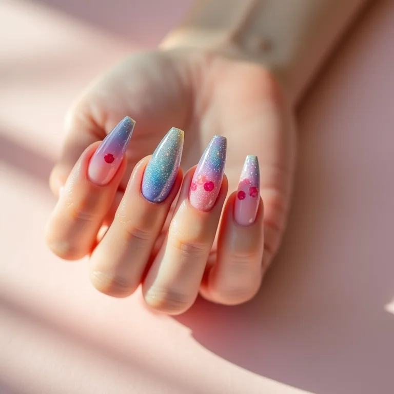 Incríveis unhas decoradas no estilo Magic Nails