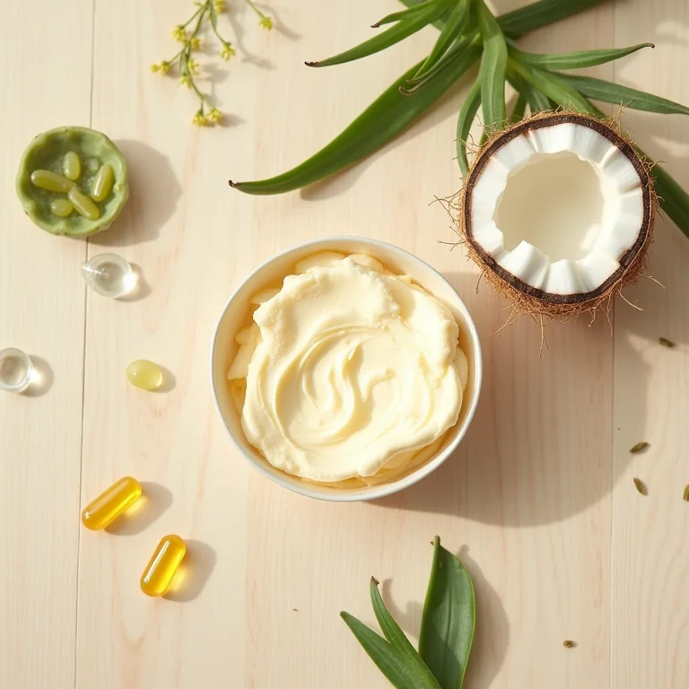 Ingredientes chave em cremes para as mãos: shea butter, óleo de coco, aloe vera e vitamina E.