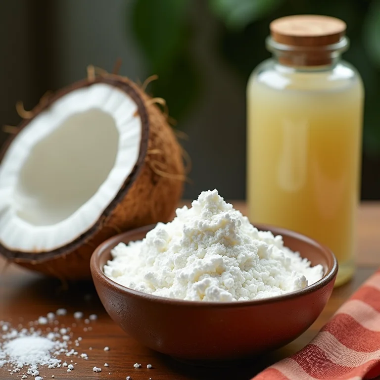 Ingredientes para receita caseira de botox capilar com maisena