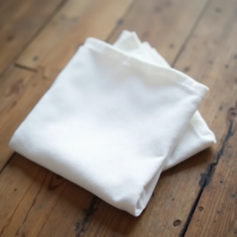 Lenço de bolso de algodão branco