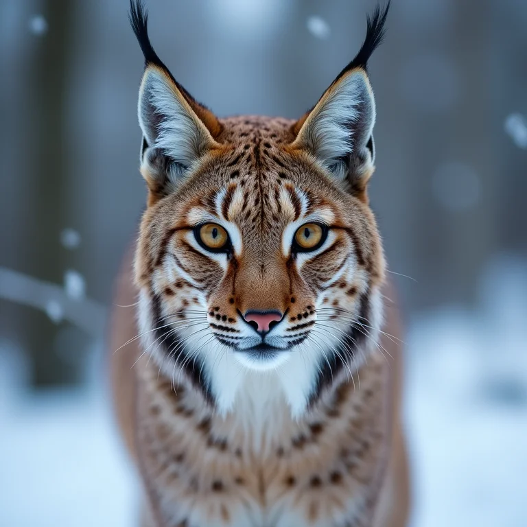 Lince com olhar penetrante