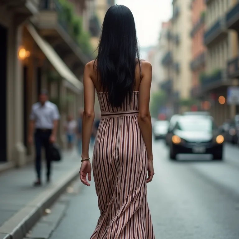 Linhas verticais alongam a silhueta