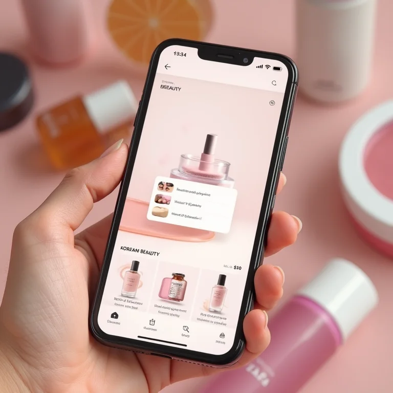 Loja online de produtos de beleza coreanos