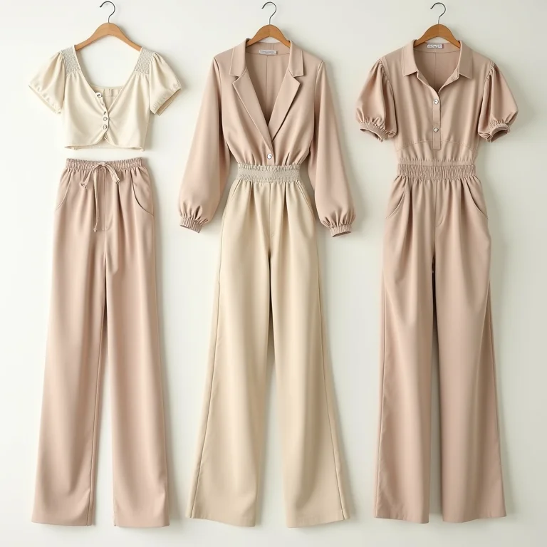 Looks com calça pantacourt e diferentes combinações de styling.