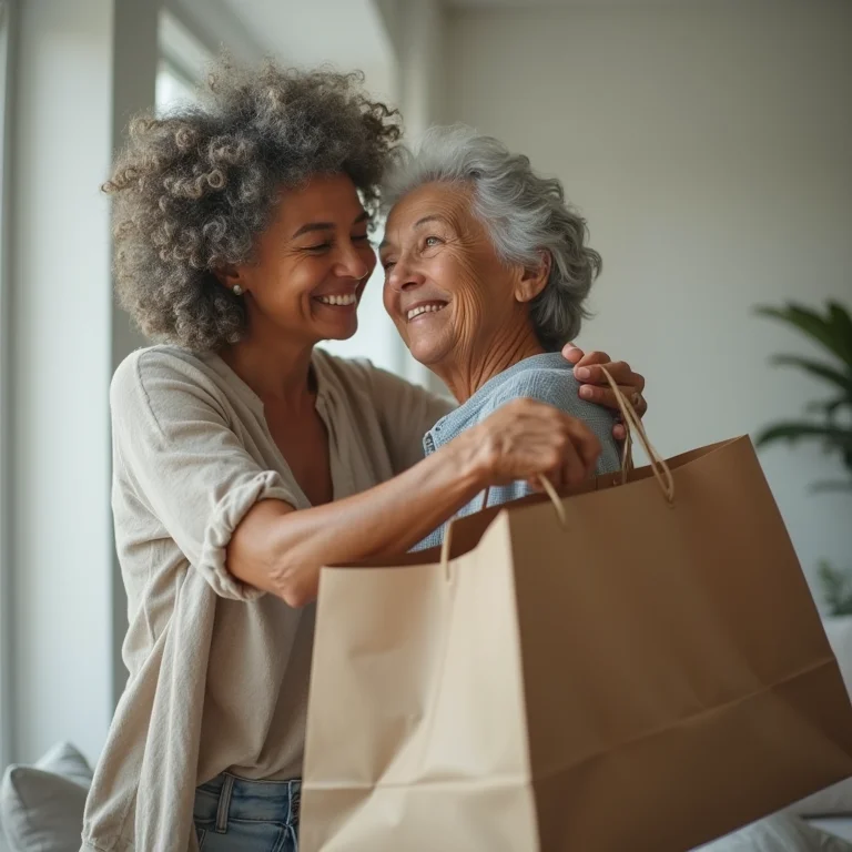 Mãe e filha compartilhando limite de compras no exterior