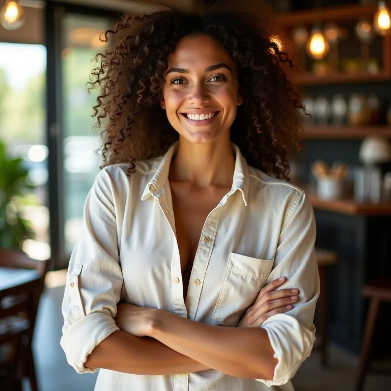 Manga de camisa dobrada casual chic