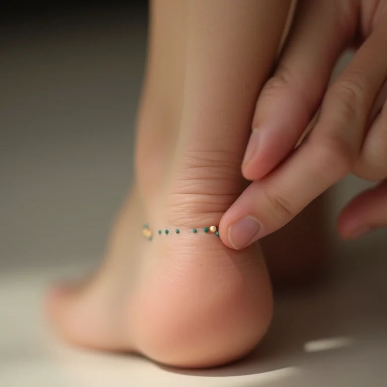 Mapa dos pontos de reflexologia podal