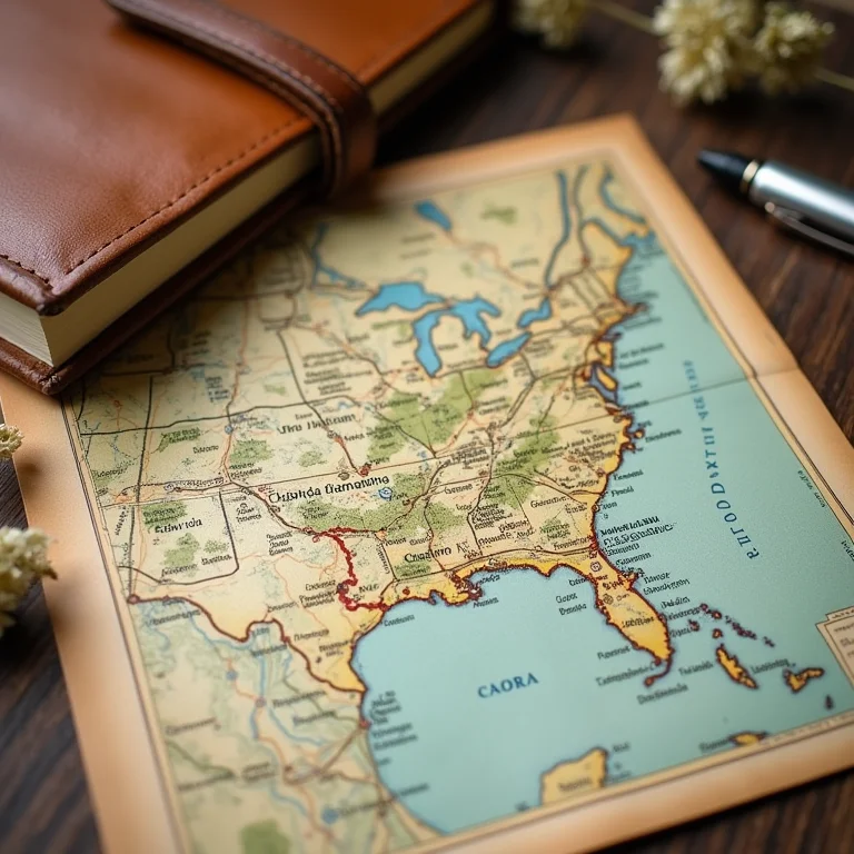 Mapa e diário de viagem da Chapada Diamantina