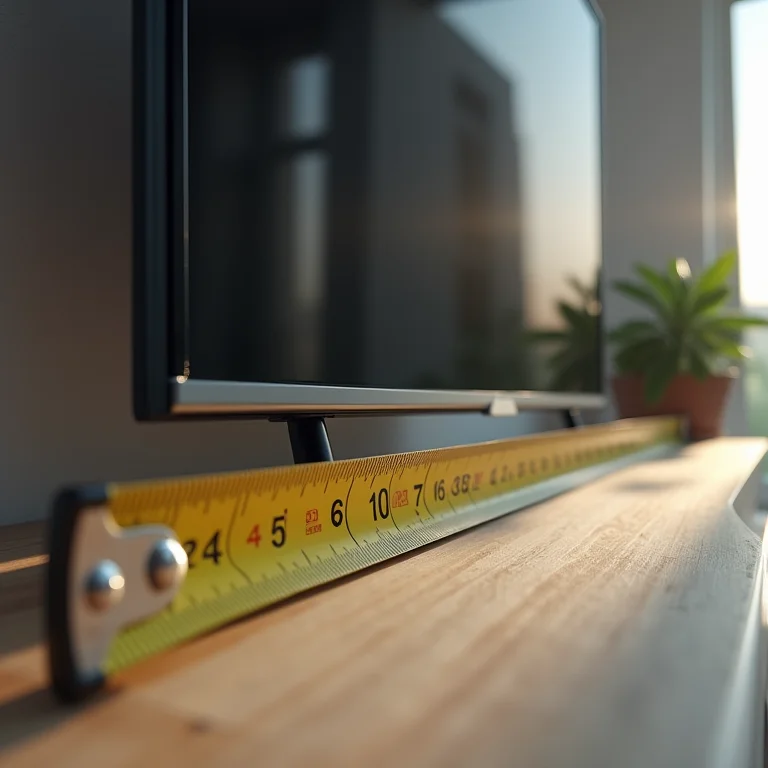 Medindo o tamanho ideal da TV para o quarto