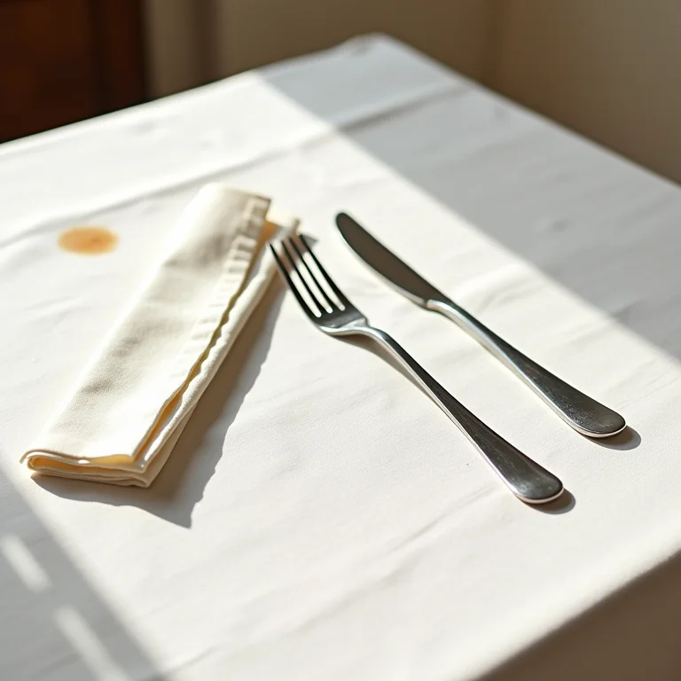 Mesa de brunch com falta de atenção aos detalhes.