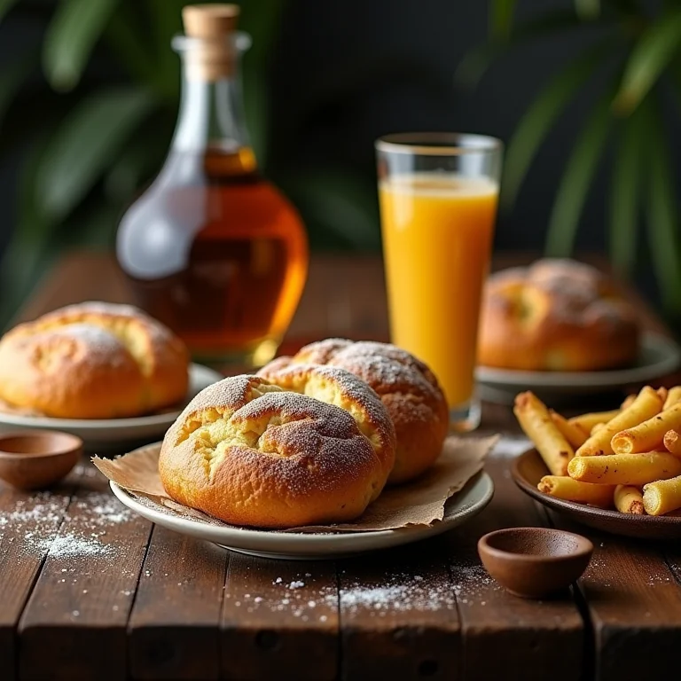 Mesa farta com pratos típicos da culinária mineira em Ouro Preto