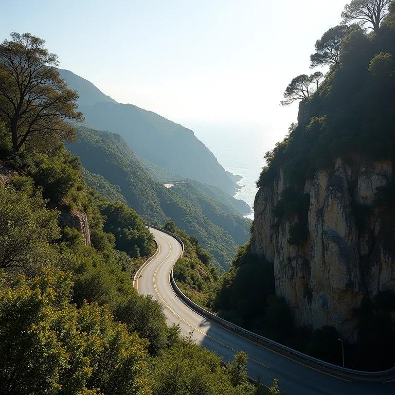 Mirante da Curva da Ferradura na Estrada da Graciosa