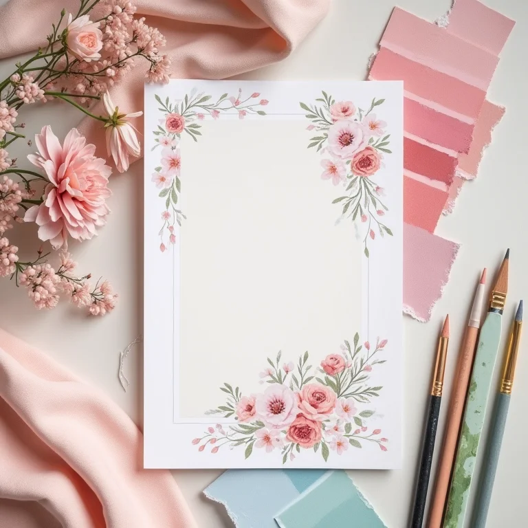 Mood board inspirador para definir o tema da mesa de doces