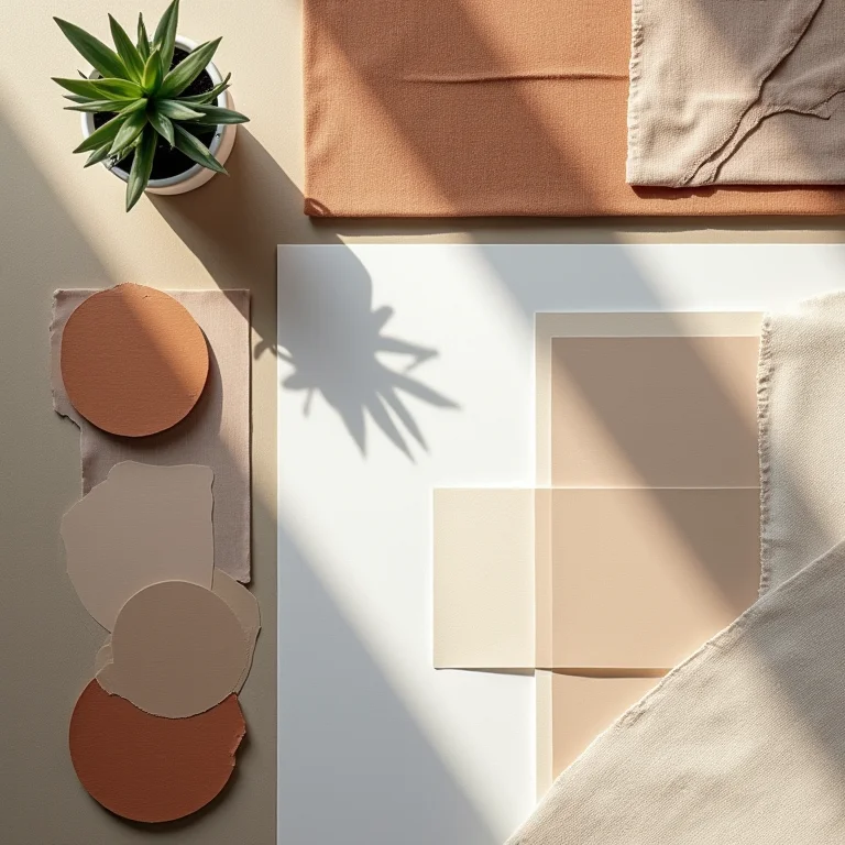 Mood board para decoração com almofadas customizadas.