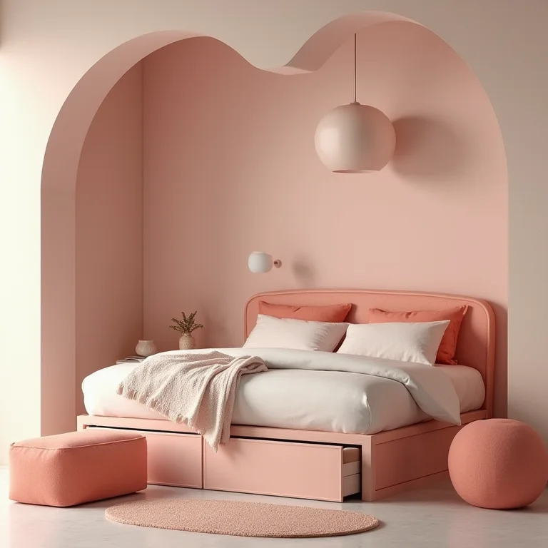 Móveis multifuncionais para otimizar espaço em quarto pequeno