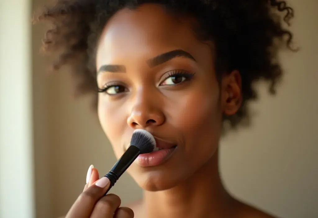 Corretivo: Guia SIMPLES para nunca mais errar na aplicação Mulher aplicando corretivo para camuflar olheiras