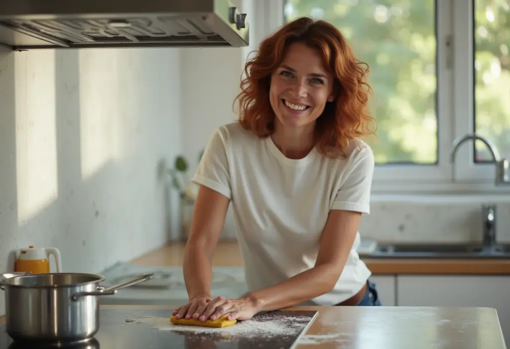 Como limpar o fogão MUITO SUJO sem esforço (truque viral) Mulher brasileira limpa fogão sujo com facilidade