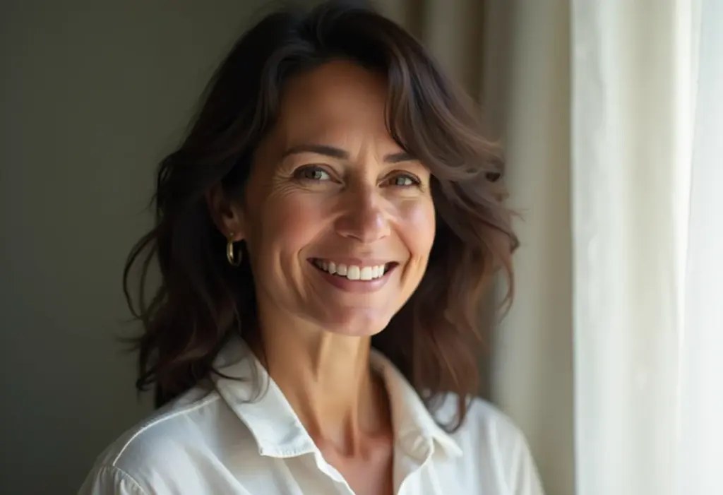 Beleza e bem-estar: os hábitos que transformam sua vida (e autoestima) Mulher brasileira sorrindo com luz natural