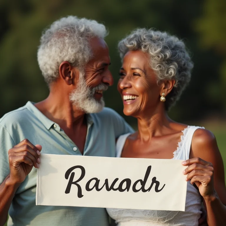 Mulher negra mais velha decorando festa de noivado com tema personalizado