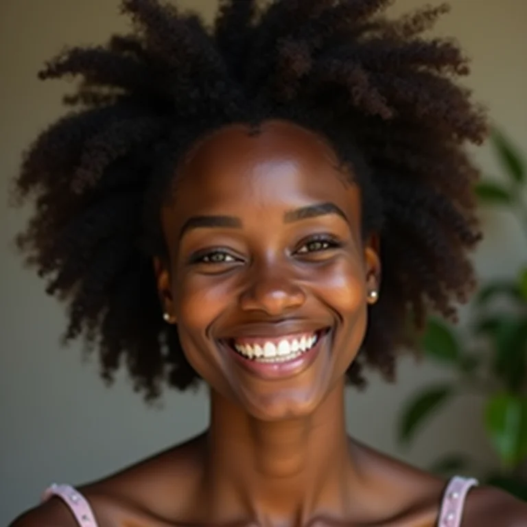 Mulheres negras com diferentes tons de pele sorrindo com confiança.