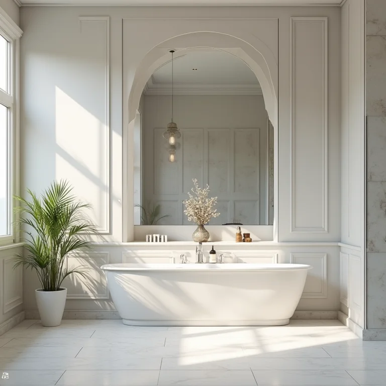 Nichos de sobrepor como destaque na decoração do banheiro