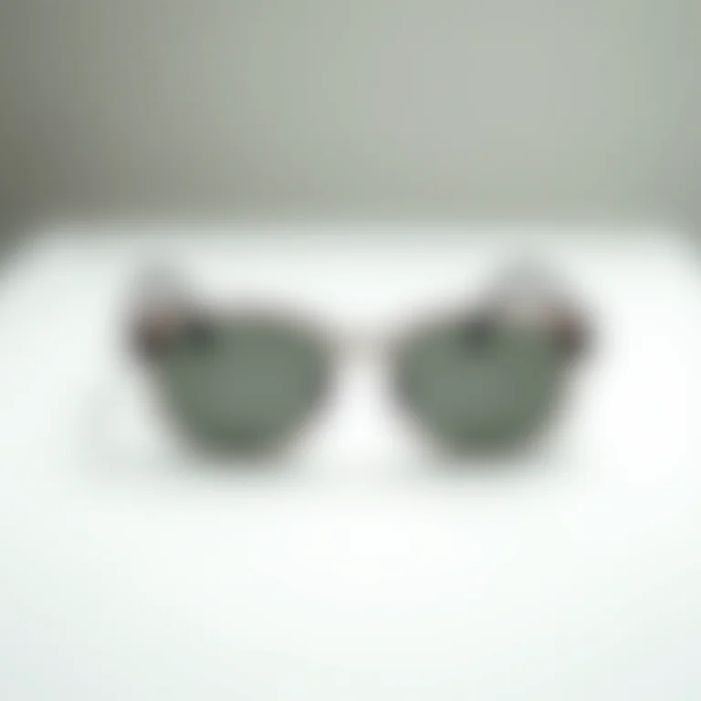 Óculos de sol masculino para rosto oval em fundo branco