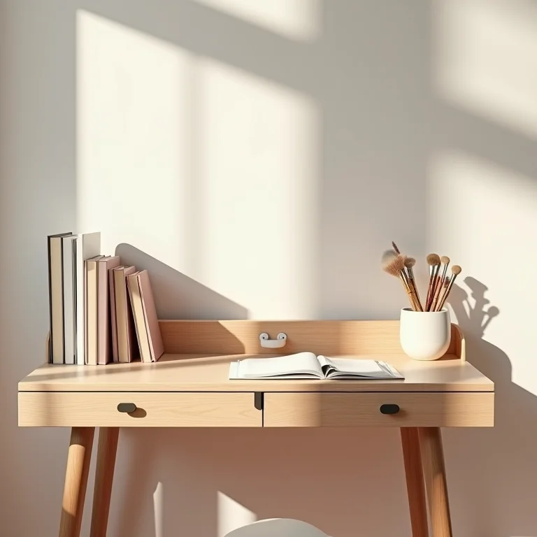 Penteadeira escrivaninha 2 em 1