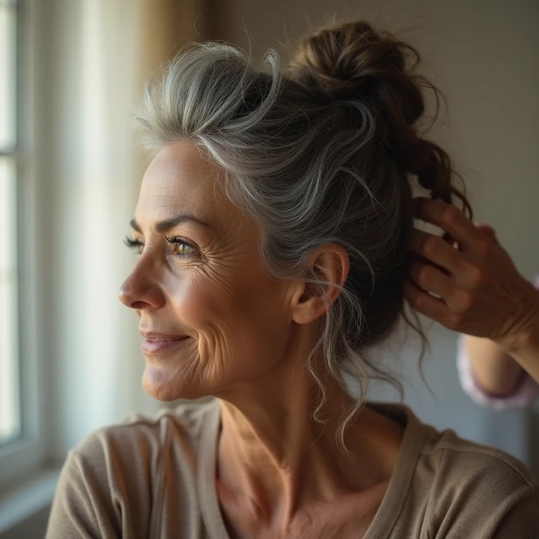 Penteado semi-preso com tranças para casamento