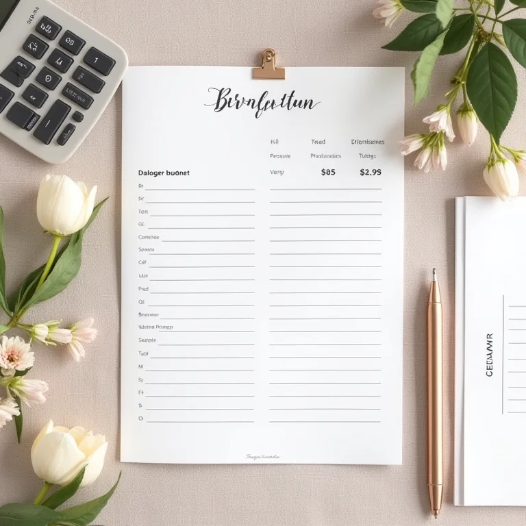 Planejamento financeiro para casamento